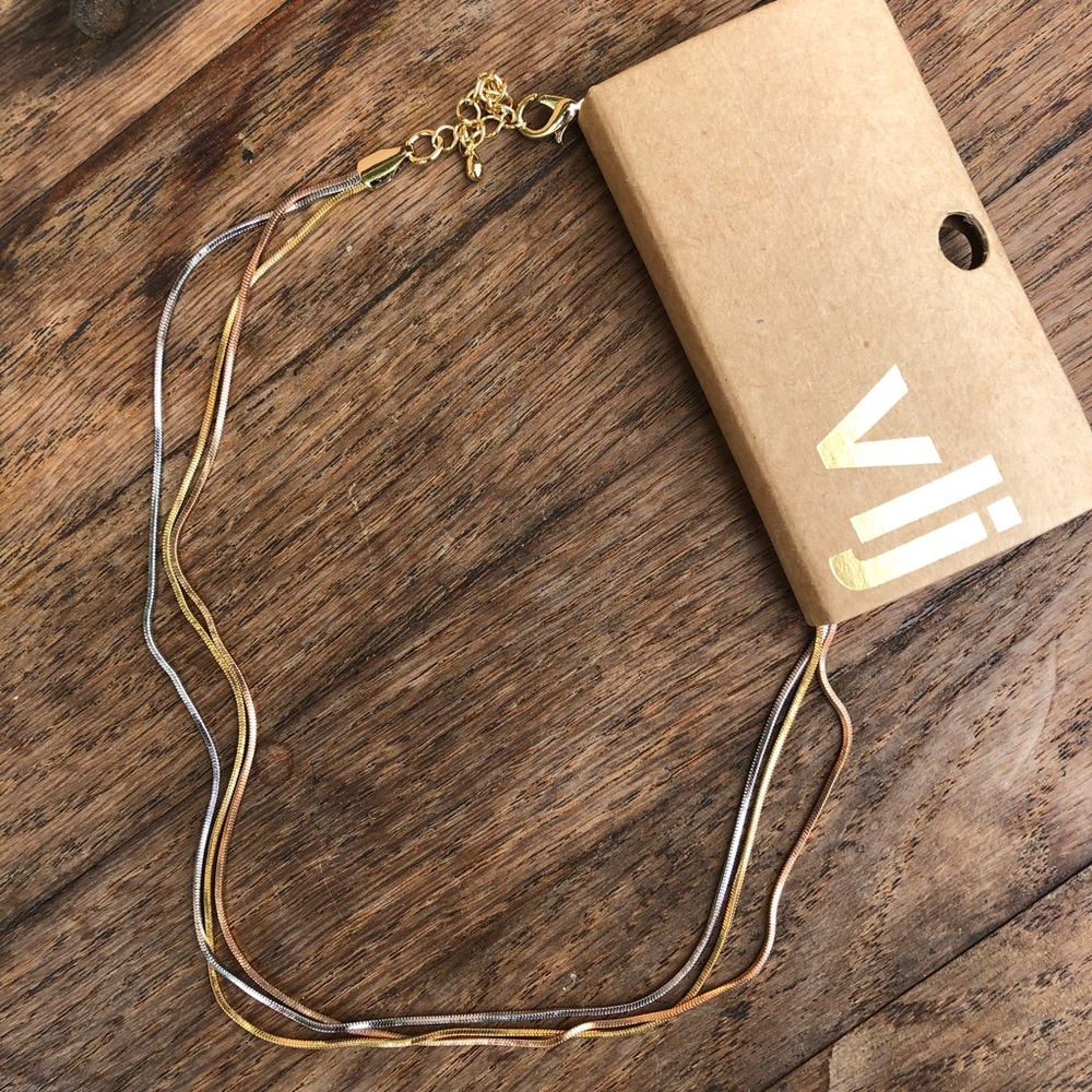 Triple chain Necklace